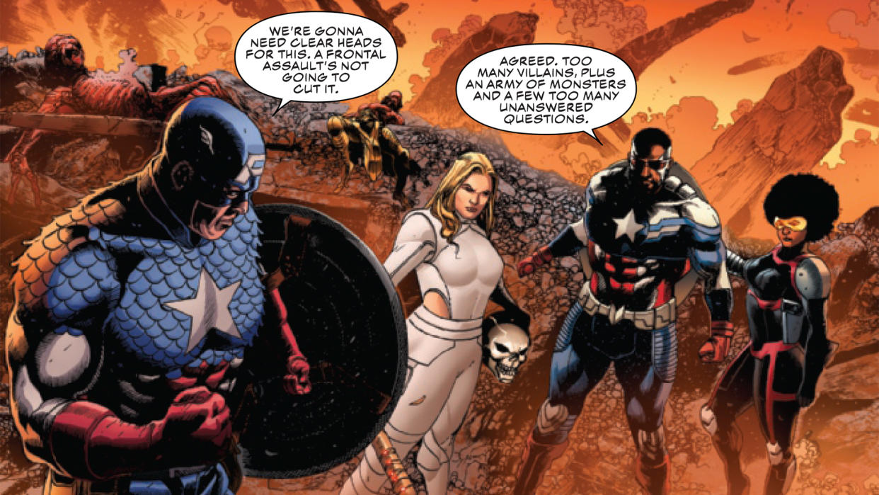  Captain America: Cold War Omega #1 interior art 