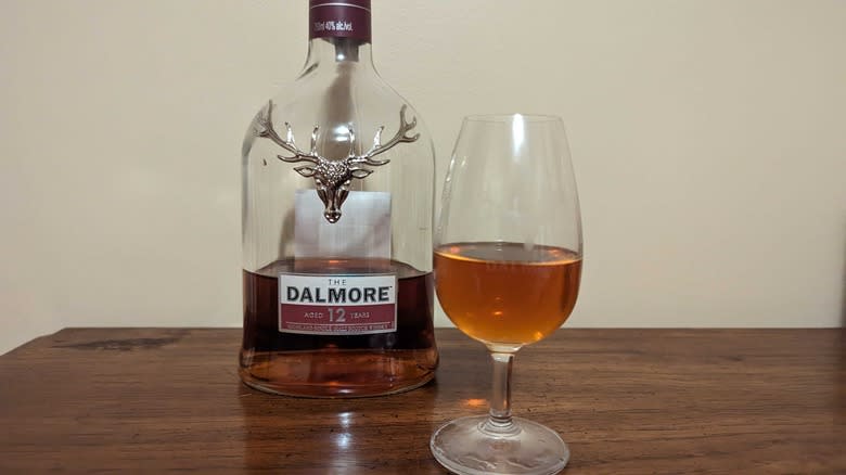 Dalmore next to glass