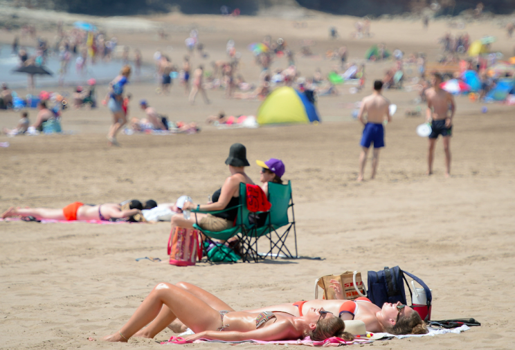 Britons have basked in hot weather this week (Picture: PA)