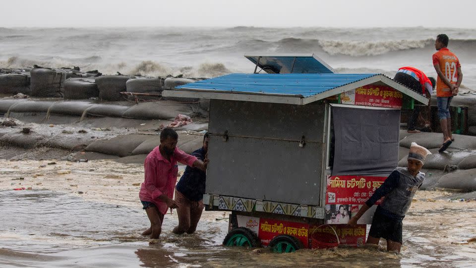 Cyclone Remal made landfall in Bangladesh on May 26, 2024. - K M Asad/LightRocket/Getty Images