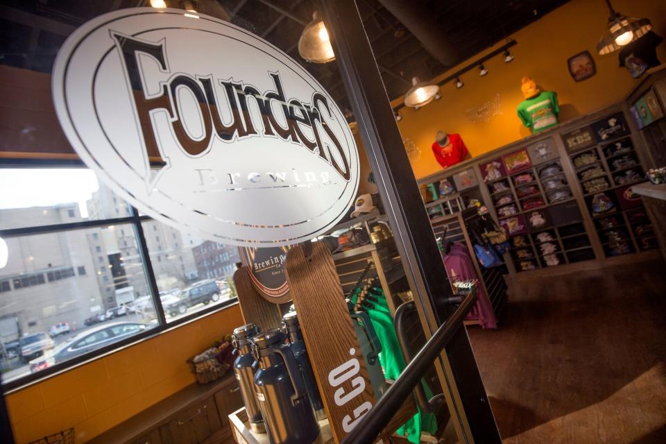 Founders Brewing Co.'s Detroit taproom closed this year.