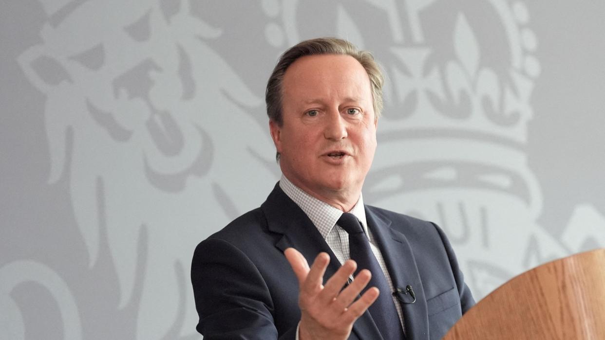 David Cameron speaks at the National Cyber Security Centre in London