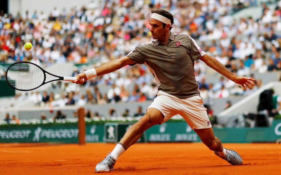 Federer showed little ring-rust on the Roland Garros clay as he cruised past Lorenzo Sonego in 101 minutes - REUTERS
