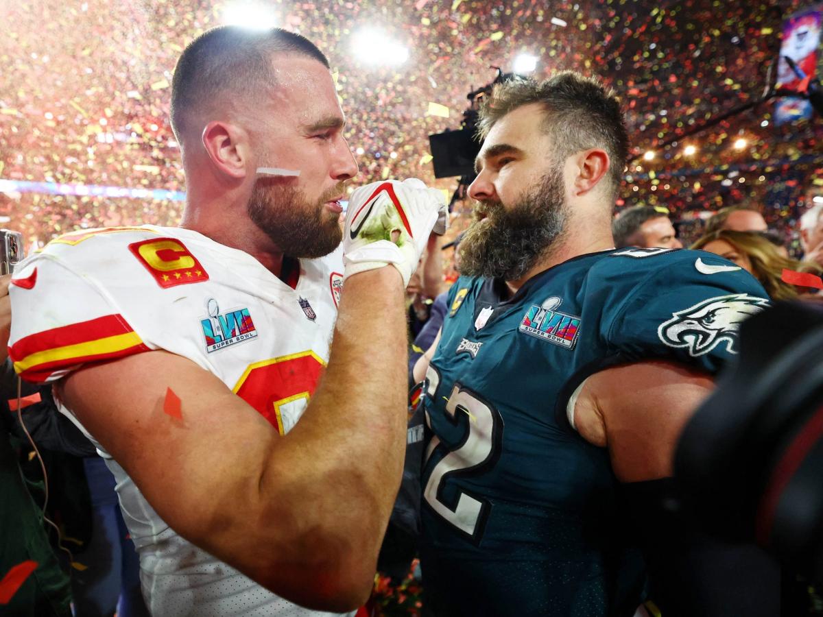 Kelce brothers prepare for Super Bowl showdown