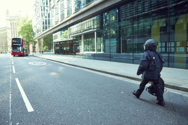 Trigger Point filmed scenes in central London (Photo: MATT FROST AND ROSS FERGUSON)