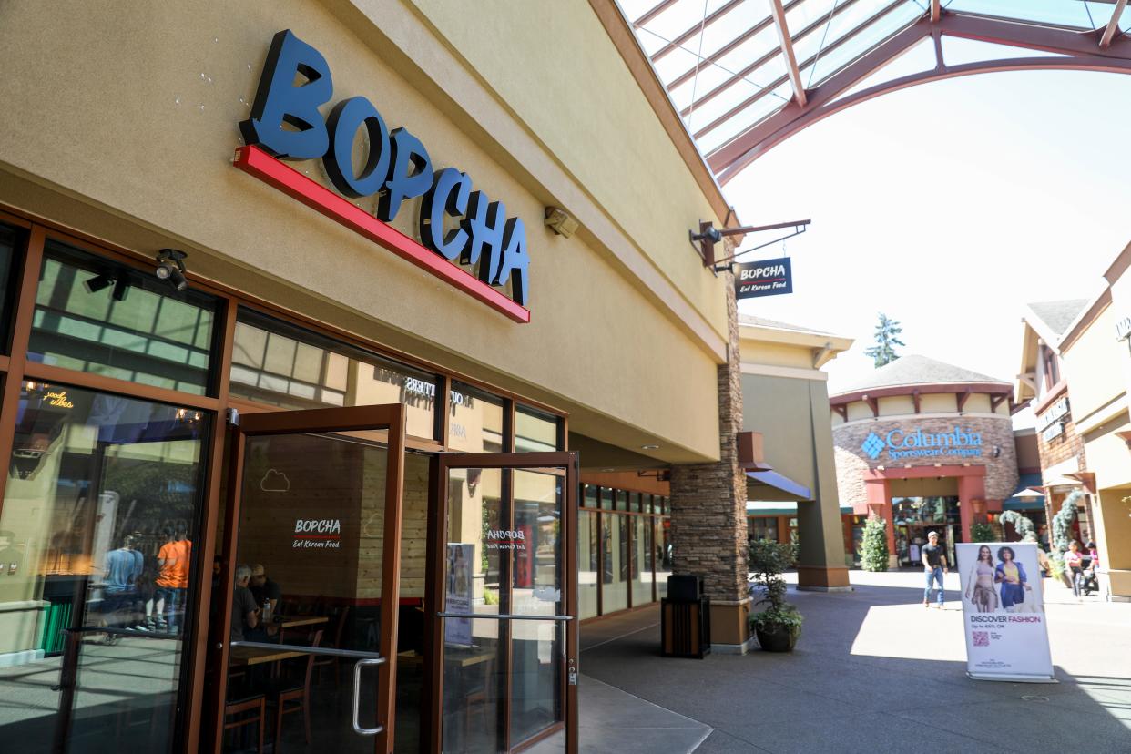 Bop Cha has opened inside the Woodburn Premium Outlets.