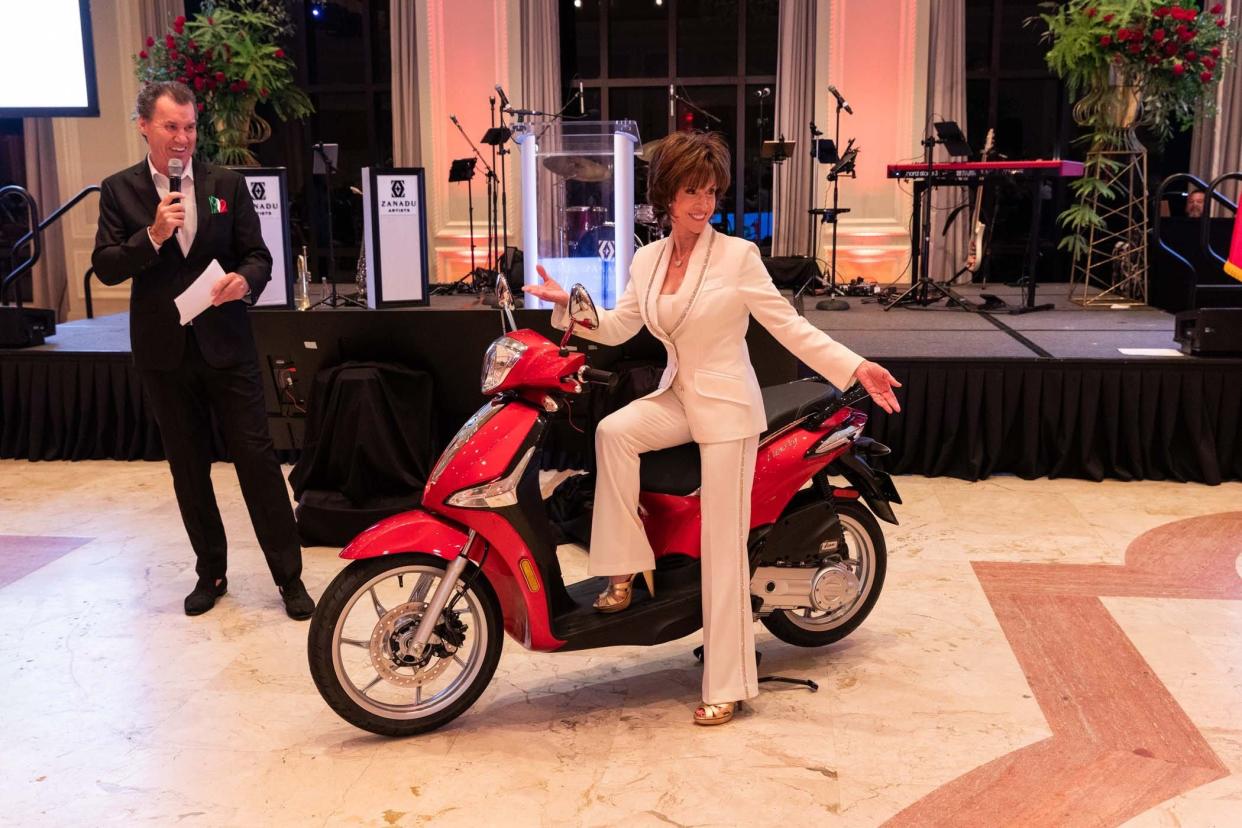 Jay Zeager and Deana Martin, daughter of the late Italian-American singer and actor Dean Martin, at the Il Circolo Florida Gala at The Breakers in March 2023. Il Circolo will hold its 47th annual gala at the Breakers on April 7 this year.