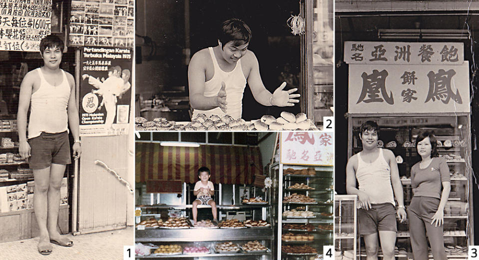 A montage of Fung Wong's third-generation owner Datuk Chan Kwok Chin with his wife Goh Swee Lian and their son Melvin Chan. — Pictures courtesy of Fung Wong