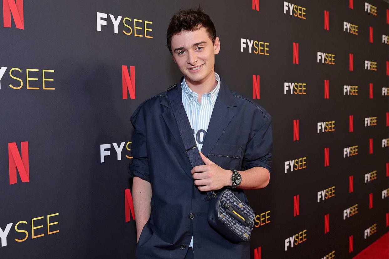 Noah Schnapp attends Netflix's Stranger Things ATAS Official Screening at Raleigh Studios Hollywood on May 27, 2022 in Los Angeles, California.