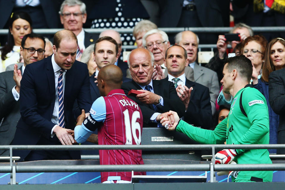 <p>Prince William is an Aston Villa fan and has an active role in football as president of the FA. </p>