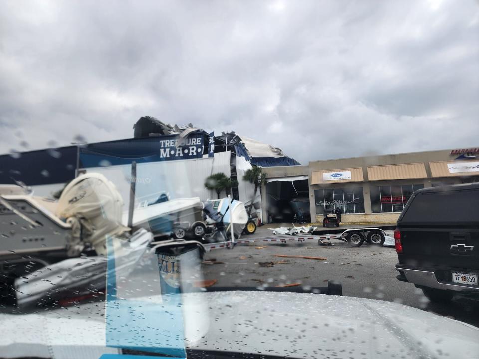 The Bay County Sheriff's Office shared images of storm destruction from the Florida Panhandle.