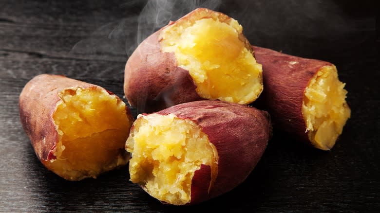 roasted Japanese sweet potato