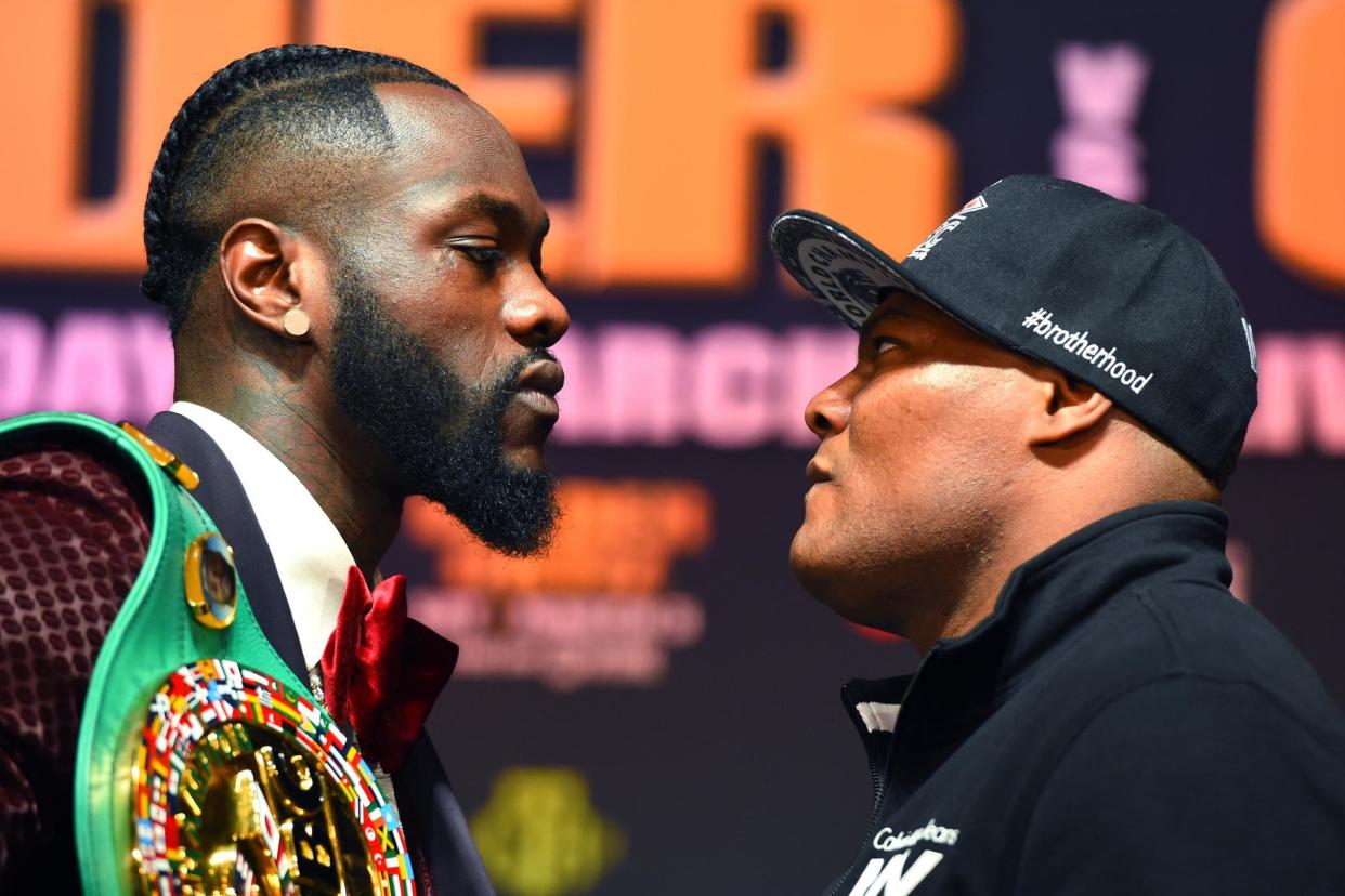 Wilder and Ortiz collide for the second time on 23 November: AFP via Getty Images