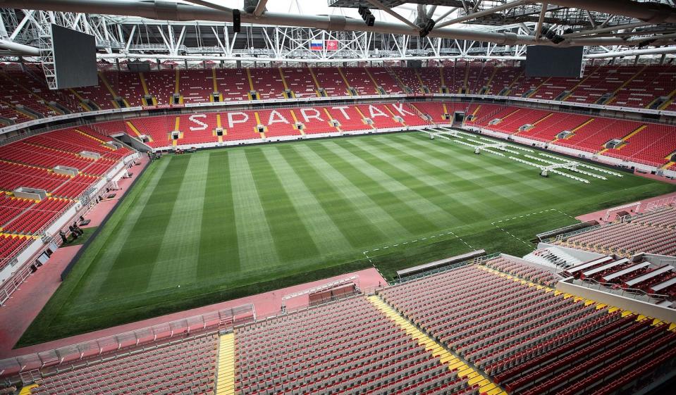 <p>Spartak Stadium, Moscow<br>Year opened: 2014<br>Capacity: 45,360<br>Which games: Four group games, one last 16 tie<br>Fun fact: Exterior features thousands of diamonds, which can change colour depending on which team is playing. </p>