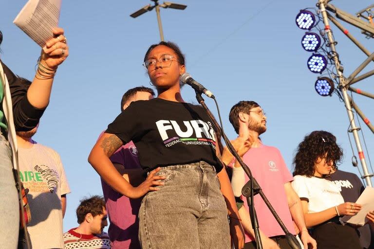 Flor del Alba Cruz Valdés, la presidenta de la FUR.