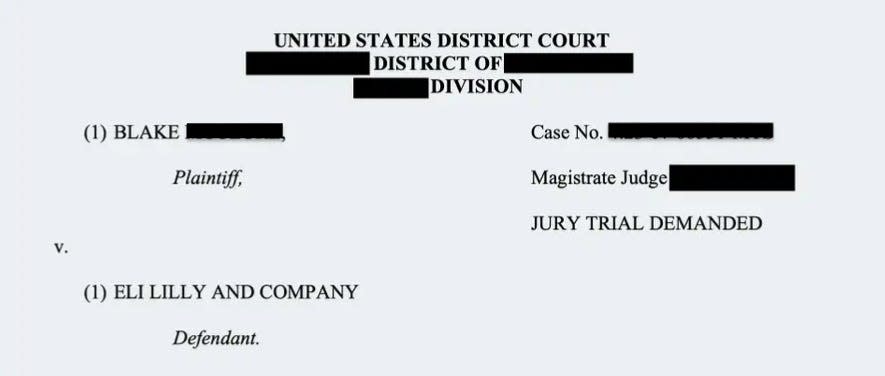 lawsuit tear sheet