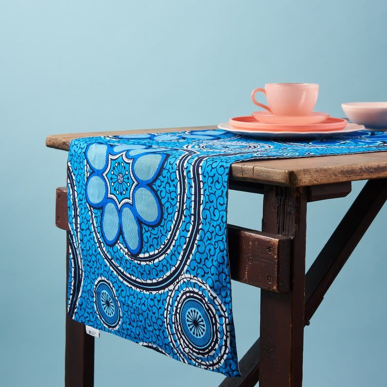 12) African Print Table Runner