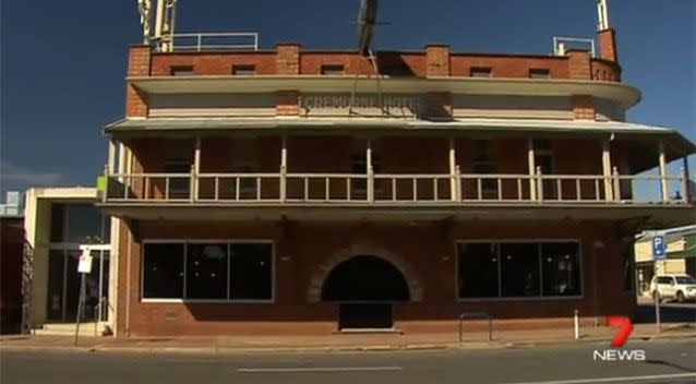 Mr Jaensch had been drinking at the Cremorne Hotel before he was pulled over for drink driving. Photo: 7 News