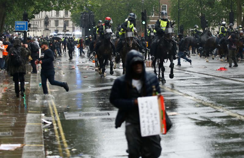 Protest against the death of George Floyd, in London