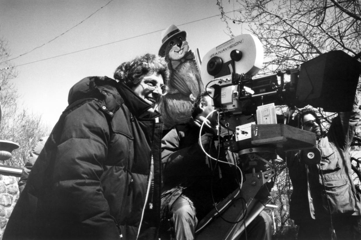 Harold Ramis on the set of Groundhog Day. (Photo: ©Columbia Pictures/Courtesy Everett Collection)