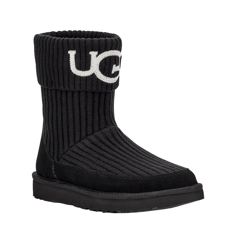 Women's Logo Knit Winter Boot. Image via DSW.