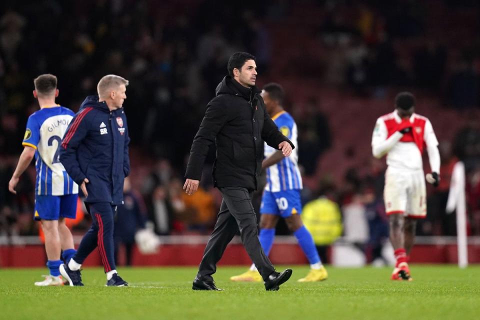 Mikel Arteta (John Walton/PA) (PA Wire)