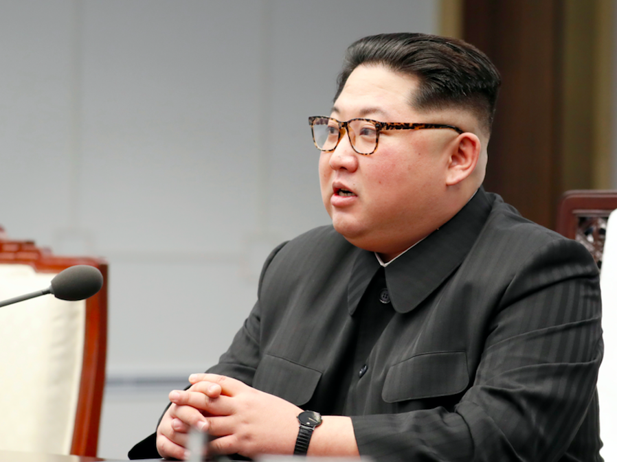 <em>Kim Jong-un is set to meet the President in Singapore next week (Rex)</em>