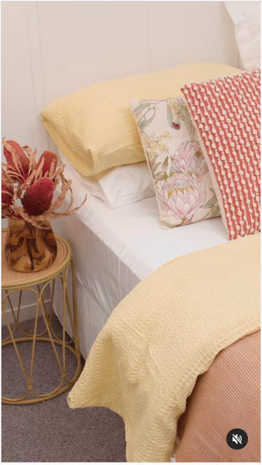 Kmart yellow duvet cover