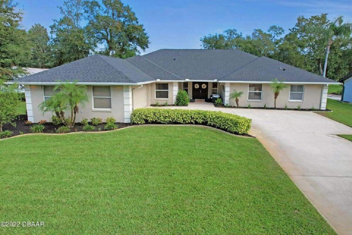 This pool home in the Ormond Beach community of Tomoka Oaks has been completely remodeled.