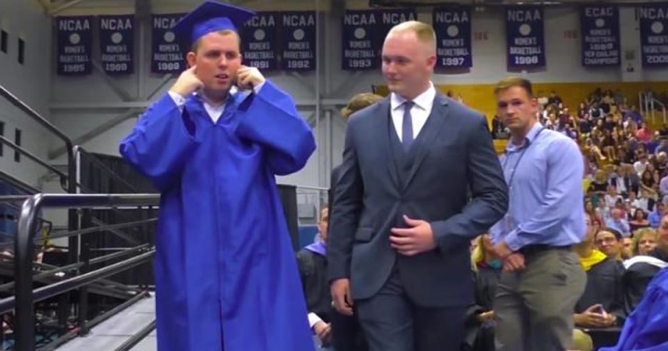 High School Student with Autism Receives Silent Ovation at Graduation