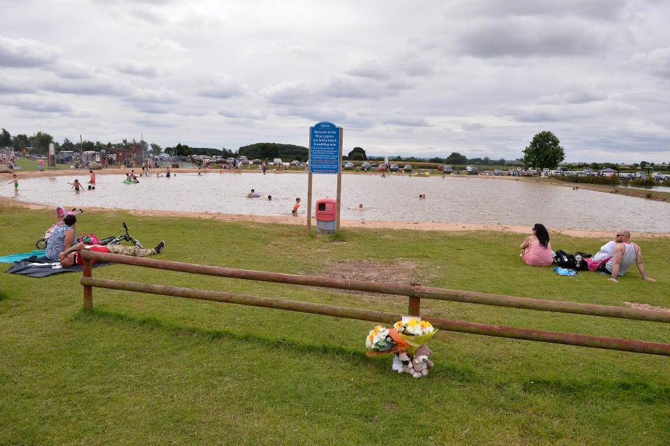 <em>Bosworth Water Park, where Charlie Dunn drowned after being left unsupervised (Pictures: PA)</em>