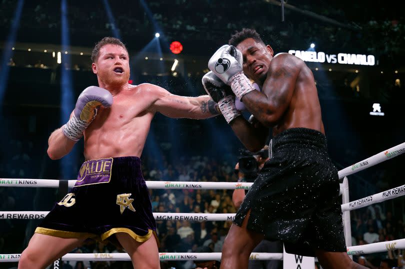 Undisputed super-middleweight champion Canelo Alvarez (left) -Credit:Getty Images