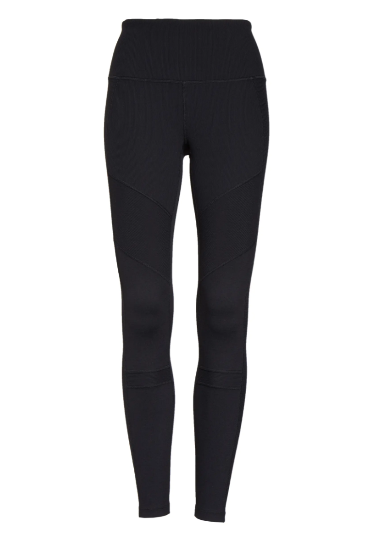 Zella Moto Ribbed High-Waist Ankle Leggings. Image via Nordstrom.