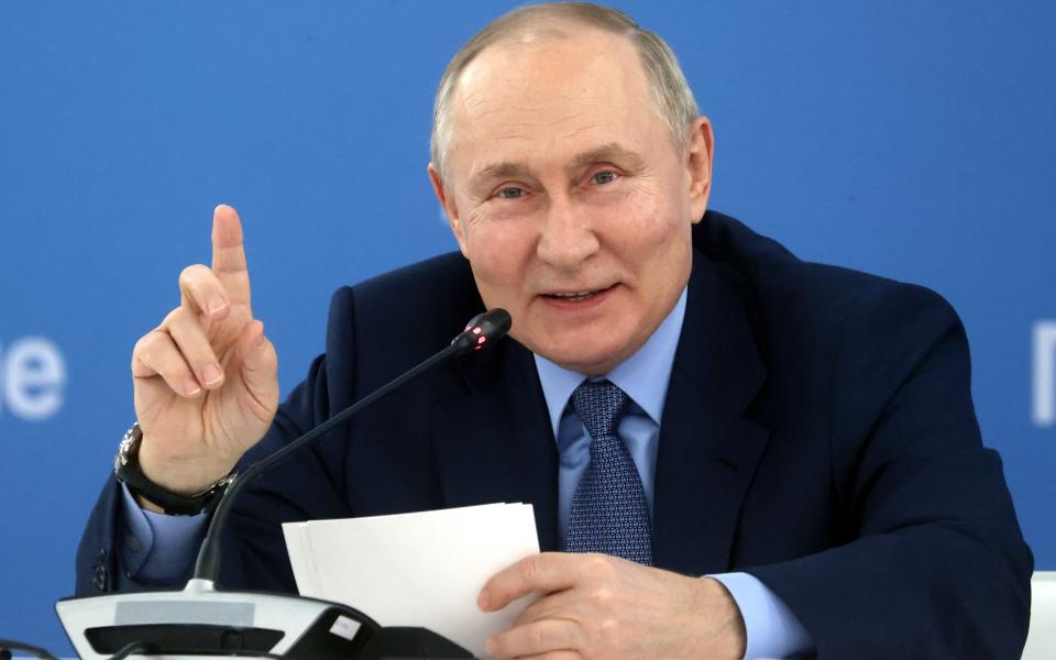 Russian president Vladimir Putin has contended with a volatile year for the rouble