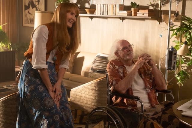<p>Apple TV+</p> Laura Dern and Bruce Dern in the 'Palm Royale.'