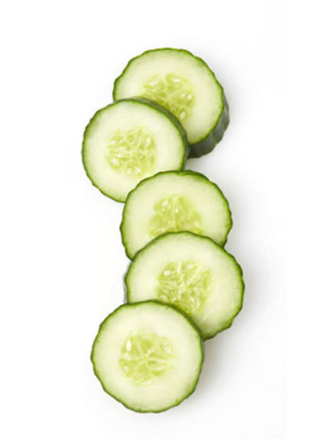 Eat a cucumber. It's good for your hair.