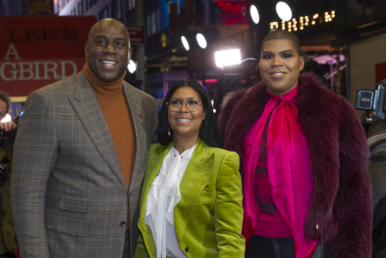 EJ Johnson, the son of basketball legend Magic Johnson, spoke about what it was like coming out as gay to his father. (Photo by Lev Radin/Pacific Press/LightRocket via Getty Images)