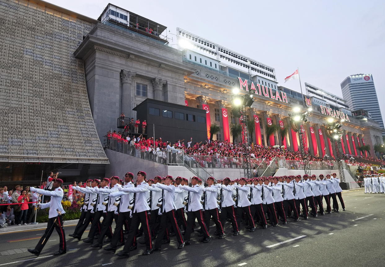 The 2015 National Day Parade at the Padang.