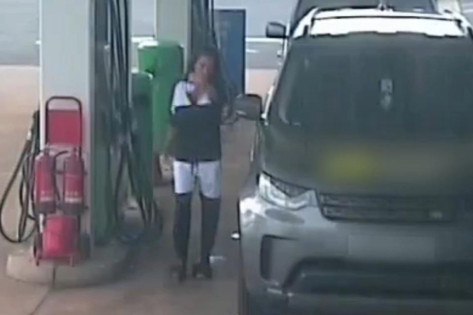 Katie Price caught at a petrol station driving without a licence (PA Media)