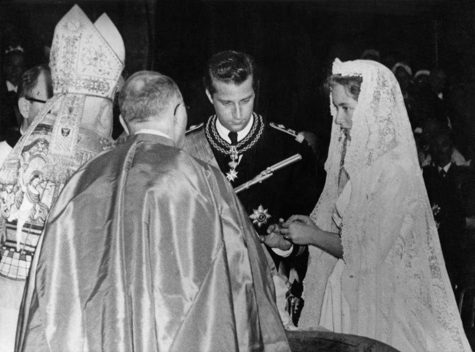 Boda Alberto y Paola de Bélgica