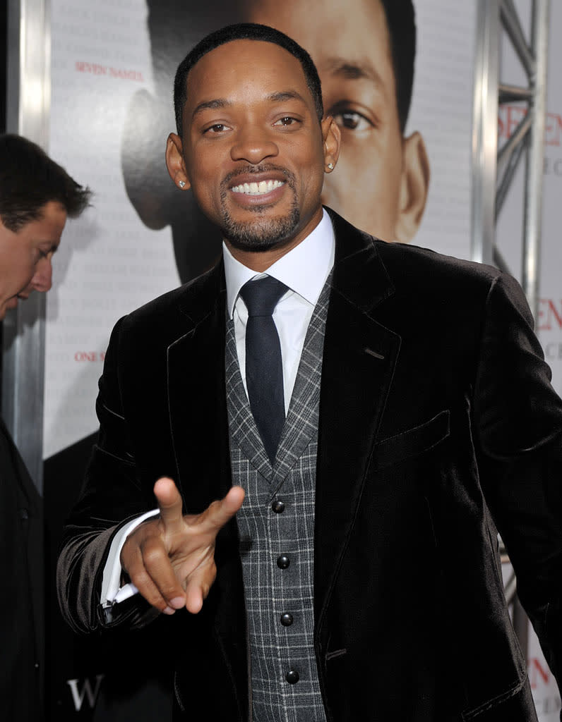 Seven Pounds LA Premiere 2008 Will Smith