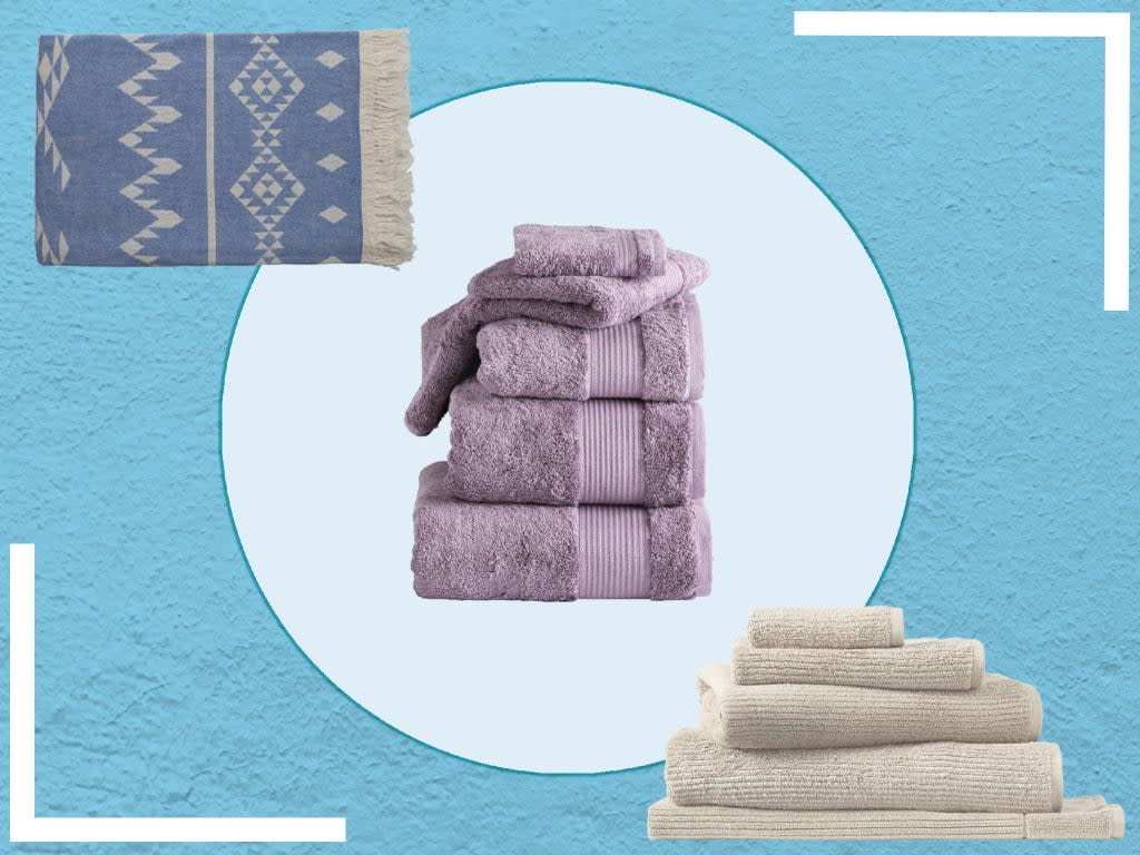 Check your current towels, if they aren’t drying you effectively or feel a little scratchy and rough, you’re probably due new ones (iStock/The Independent )
