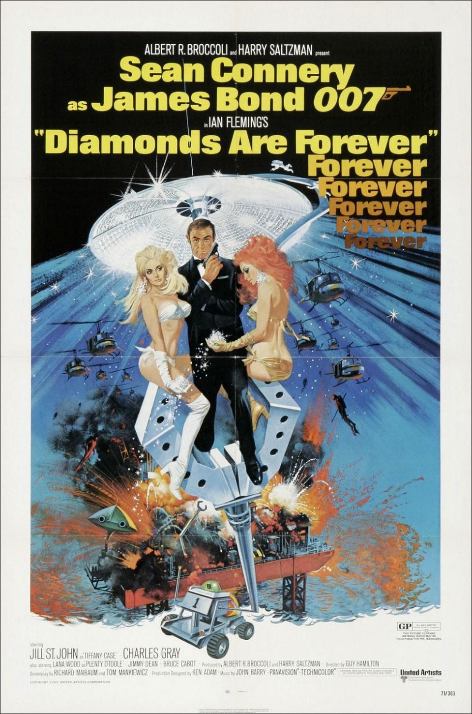 Diamonds Are Forever film poster