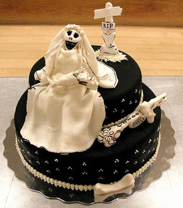 Ghostly Bride Cake