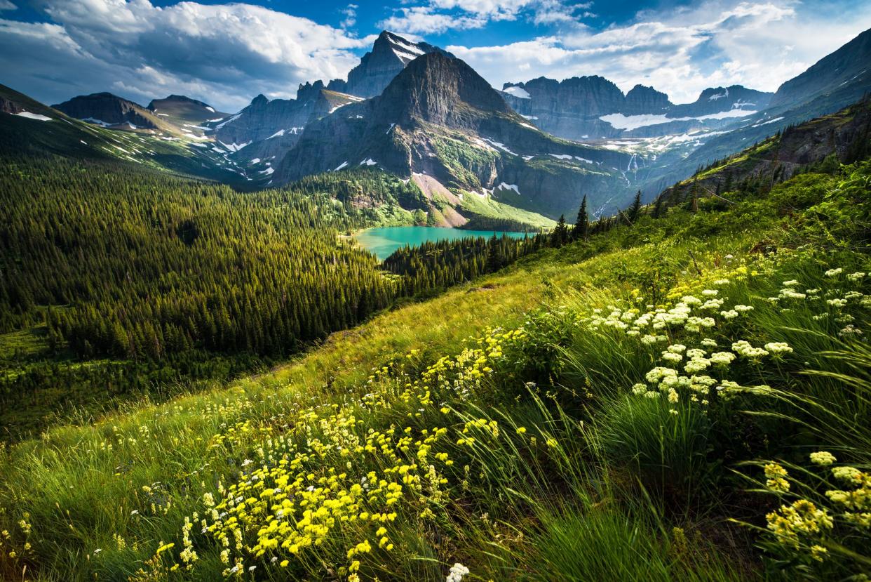 Lake, Mountain, Rock - Object, Rocky Mountains, Summer