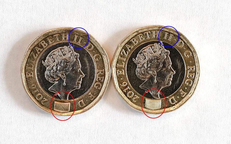 £1 coin error - Credit: South West News Service