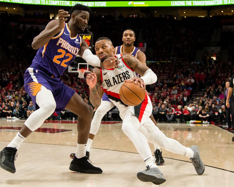 The Phoenix Suns traded Deandre Ayton to the Portland Trail Blazers as part of the Damian Lillard deal.