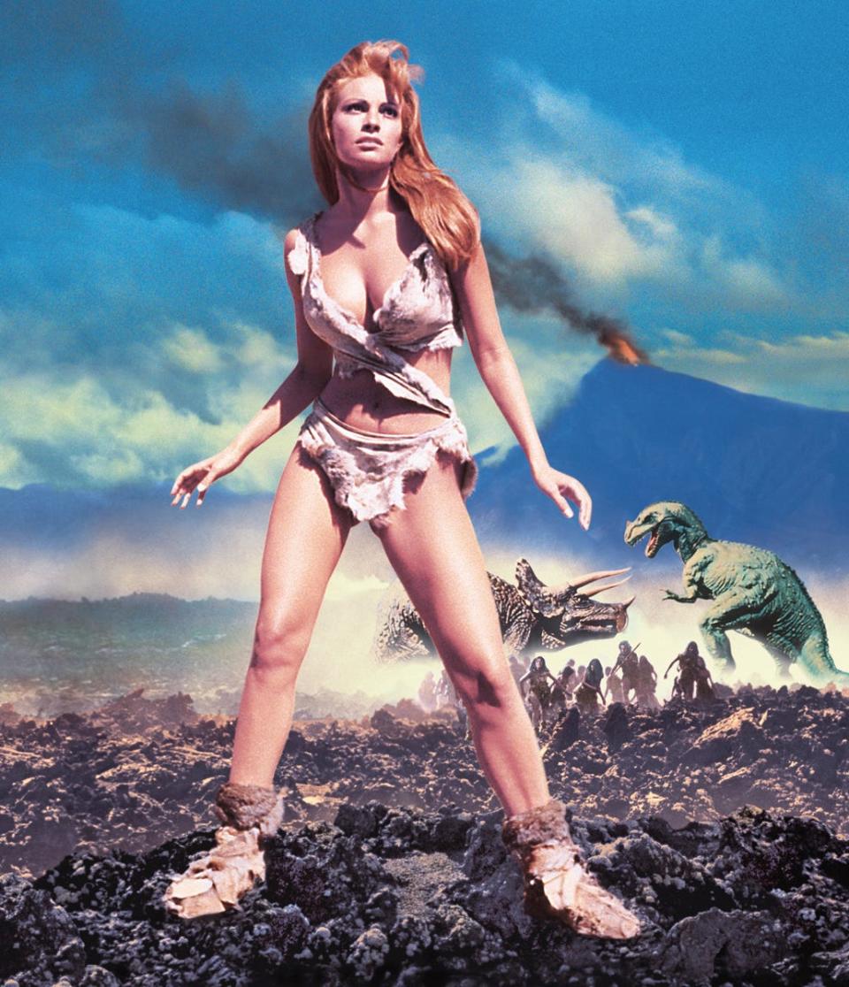 Raquel Welch became a pinup girl thanks to 1966's "One Million Years B.C."