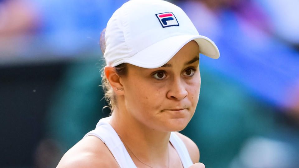 Ash Barty is hoping to win Wimbledon 50 years after Indigenous Australian Evonne Goolagong Cawley won the crown. (Photo by TPN/Getty Images)