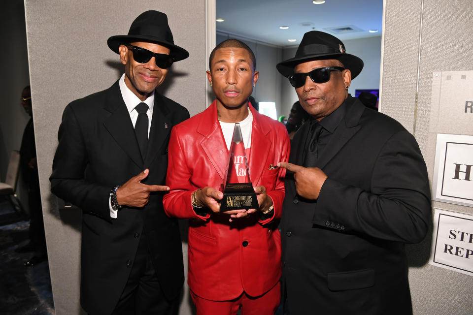 Jimmy Jam, Pharrell Williams and Terry Lewis - Credit: Getty Images for Songwriters Hall of Fame